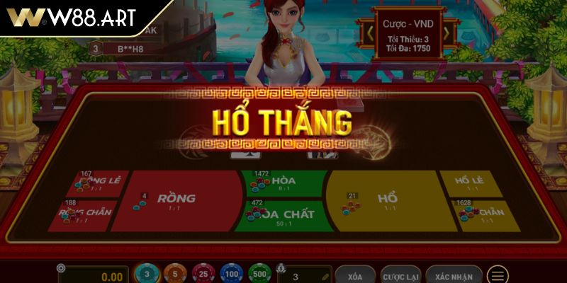 Rồng Hổ W88 Dễ Thắng Với Hướng Dẫn Chơi Chi Tiết Từ A-Z 4 Theo dõi lịch sử ván chơi
