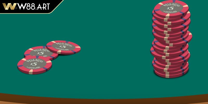 Chọn Bet Size Poker Nâng Tầm Chiến Thuật Và Tối Ưu Lợi Nhuận 3 Chọn Bet Size Poker W88 Bet nhỏ khi bài rút yếu